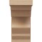 Ekena Millwork 12"W x 12"D x 24"H Wide Sheridan Rough Cedar Woodgrain TimberThane Corbel, Primed Tan CORUR12X12X24SHERCPR - alternate 2